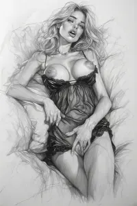 Jouir pour briser les chaines black_and_white_pencil_drawing - 2025-06-16T110741.563