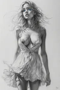 Jouir pour briser les chaines black_and_white_pencil_drawing - 2025-06-15T132103.402